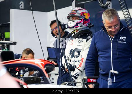 Zandvoort, pays Bas. 26 août 2023. LAWSON Liam (nzl), Scuderia AlphaTauri AT04, portrait lors du Grand Prix de Formule 1 Heineken 2023, 13e manche du Championnat du monde de Formule 1 2023 du 25 au 28 août 2023 sur le circuit de Zandvoort, à Zandvoort, pays-Bas - photo Florent Gooden/DPPI crédit : DPPI Media/Alamy Live News Banque D'Images