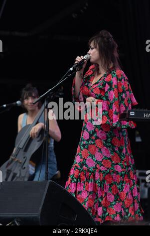 Londres, Royaume-Uni. 25 août 2023. Angel Olsen se produit au All points Festival dans l'est de Londres. Cristina Massei/Alamy Live News Banque D'Images