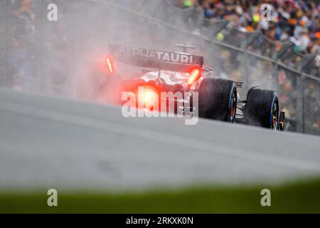 ZANDVOORT - Liam Lawson (AlphaTauri) lors des 3e essais libres avant le Grand Prix de F1 des pays-Bas sur le circuit de Zandvoort le 26 août 2023 à Zandvoort, pays-Bas. ANP SEM VAN DER WAL Banque D'Images