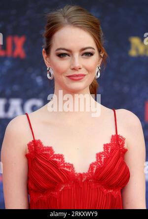 Londres, Royaume-Uni. 13 septembre 2018. Emma Stone assiste à la première mondiale de la nouvelle série Netflix 'Maniacc' au Southbank Centre à Londres. (Photo Fred Duval/SOPA Images/Sipa USA) crédit : SIPA USA/Alamy Live News Banque D'Images