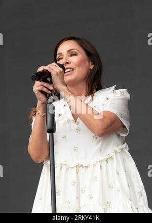 Portsmouth, Royaume-Uni. 26 août 2023. Natalie Imbruglia se produit en live au Victorious Festival 2023. Cristina Massei/Alamy Live News Banque D'Images