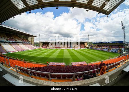 Bradford, Royaume-Uni. 26 août 2023. EFL Sky Bet League 1 : Bradford City AFC contre Crewe Alexandra FC. Stade de l'Université de Bradford. Crédit Paul B Whitehurst/Alamy Live News Banque D'Images