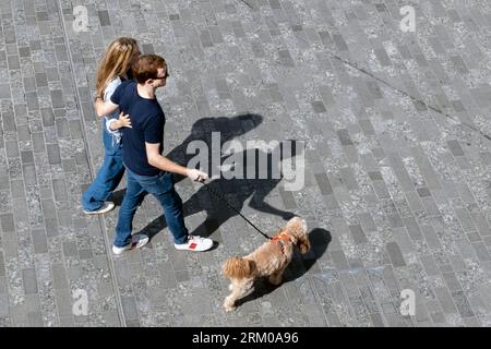 Big Woof Festival at Kings Cross Coal débarque à Londres pour célébrer la Journée internationale des chiens. Banque D'Images