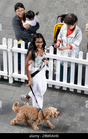 Big Woof Festival at Kings Cross Coal débarque à Londres pour célébrer la Journée internationale des chiens. Banque D'Images