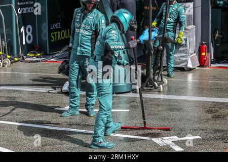 Illustration, pluie, pluie, pluie, lors du Grand Prix de Hollande Heineken 2023 de Formule 1, 13e manche du Championnat du monde de Formule 1 2023 du 25 au 28 août 2023 sur le circuit de Zandvoort, à Zandvoort, pays-Bas Banque D'Images