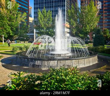 HDR Central Memorial Park Calgary Alberta Banque D'Images