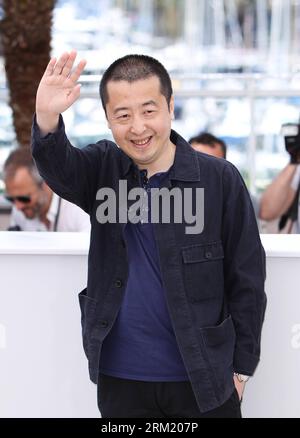 Bildnummer: 59657255  Datum: 17.05.2013  Copyright: imago/Xinhua (130517) -- CANNES, May 17, 2012 (Xinhua) -- Chinese director Jia Zhangke poses during the photocall for Chinese film A Touch of Sin by director Jia Zhangke in competition at the 66th Cannes Film Festival in Cannes, southern France, May 17, 2013. (Xinhua/Gao Jing) FRANCE-CANNES-FILM FESTIVAL-A TOUCH OF SIN-PHOTOCALL PUBLICATIONxNOTxINxCHN Kultur Entertainment People Film 66 Internationale Filmfestspiele Cannes Photocall Porträt xdp x0x 2013 hoch premiumd      59657255 Date 17 05 2013 Copyright Imago XINHUA  Cannes May 17 2012 XIN Stock Photo