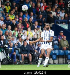 West Bromwich, Royaume-Uni. 26 août 2023. Semi Ajayi de West Bromwich Albion en action lors du match EFL Sky Bet Championship entre West Bromwich Albion et Middlesbrough aux Hawthorns, West Bromwich, Angleterre le 26 août 2023. Photo de Stuart Leggett. Usage éditorial uniquement, licence requise pour un usage commercial. Aucune utilisation dans les Paris, les jeux ou les publications d'un seul club/ligue/joueur. Crédit : UK Sports pics Ltd/Alamy Live News Banque D'Images