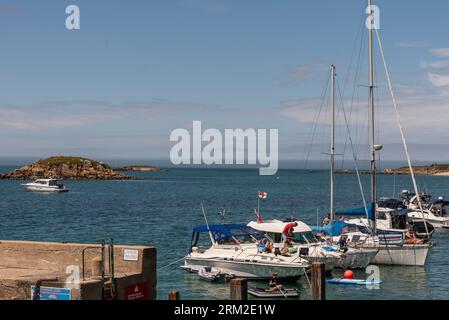 Herm Island, îles Anglo-Normandes, 11 juin 2023. Banque D'Images