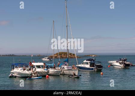 Herm Island, îles Anglo-Normandes, 11 juin 2023. Banque D'Images