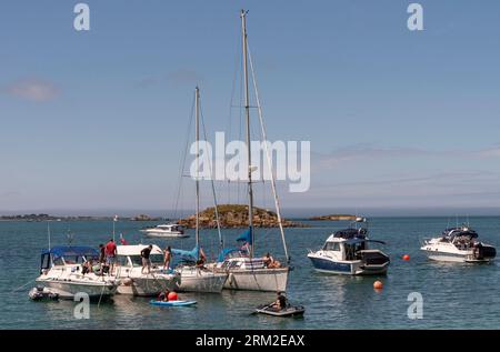 Herm Island, îles Anglo-Normandes, 11 juin 2023. Banque D'Images