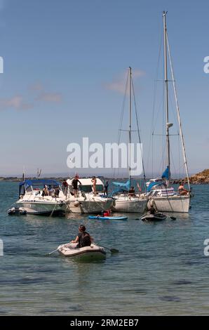 Herm Island, îles Anglo-Normandes, 11 juin 2023. Banque D'Images