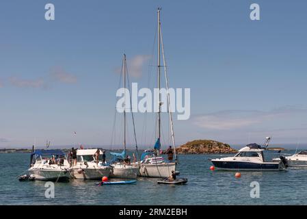 Herm Island, îles Anglo-Normandes, 11 juin 2023. Banque D'Images