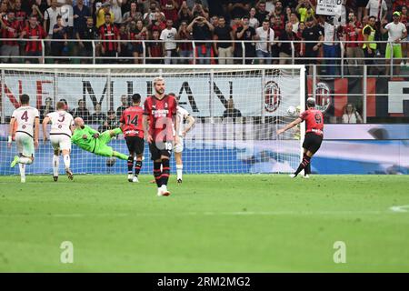 Milan, Italie. 26 août 2023. Olivier Giroud lors de l'AC Milan vs Torino FC, match de football italien Serie A à Milan, Italie, août 26 2023 crédit : Agence photo indépendante/Alamy Live News Banque D'Images