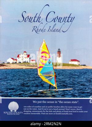 Magazine 'Conde Nast Traveler' juillet/août 2023 publication publicitaire, États-Unis Banque D'Images