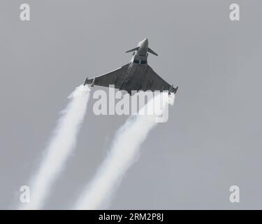 Un Eurofighter Typhoon italien au Royal International Air Tattoo de 2023 Banque D'Images