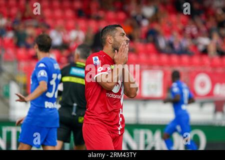Monza, Italie. 26 août 2023. Gianluca Caprari (#10 AC Monza) lors du match de football de série A entre AC Monza et Empoli FC le 26 août 2023 au stade U-Power de Monza, Italie - photo Morgese-Rossini/DPPI crédit : DPPI Media/Alamy Live News Banque D'Images