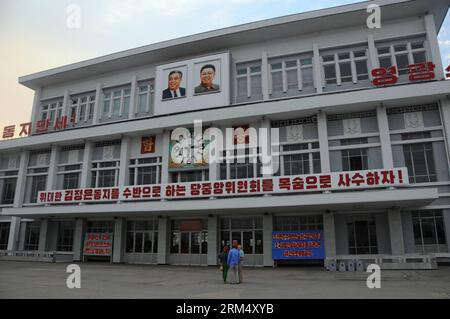 Bildnummer : 60530692 Datum : 26.09.2013 Copyright : imago/Xinhua (130926) -- PYONGYANG, 26 septembre 2013 (Xinhua) -- la photo prise le 20 septembre 2013 montre la gare de Hamhung, ville de Hamgyong-namdo en République populaire démocratique de Corée (RPDC). (Xinhua/du Baiyu) (dzl) RPDC-DAILY LIFE PUBLICATIONxNOTxINxCHN Gesellschaft Nordkorea xns x0x 2013 quer 60530692 Date 26 09 2013 Copyright Imago XINHUA Pyongyang sept 26 2013 XINHUA la photo prise LE 20 2013 septembre montre la gare de Hamhung ville de Hamgyong dans les célébrités démocratiques République de Corée RPDC XINHUA y Banque D'Images
