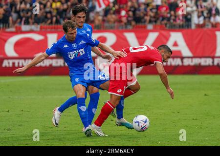 Gianluca Caprari (#10 AC Monza) lors du championnat italien Serie A match de football entre AC Monza et Empoli FC le 26 août 2023 au stade U-Power de Monza, Italie crédit : Agence photo indépendante/Alamy Live News Banque D'Images