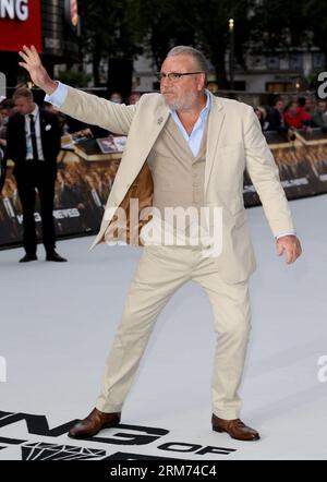 Londres, Royaume-Uni. 12 septembre 2018. Ray Winstone assiste à la première mondiale de King of Thieves au vue West End à Londres. Crédit : SOPA Images Limited/Alamy Live News Banque D'Images