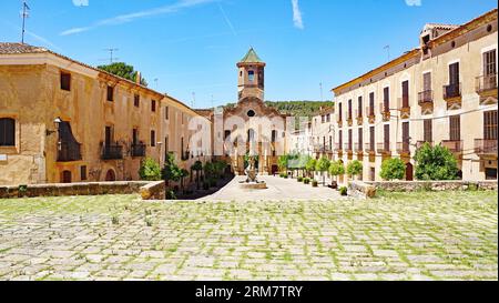 Monastère des Santes Creus dans la province de Tarragone, Catalogne, Espagne, Europe Banque D'Images