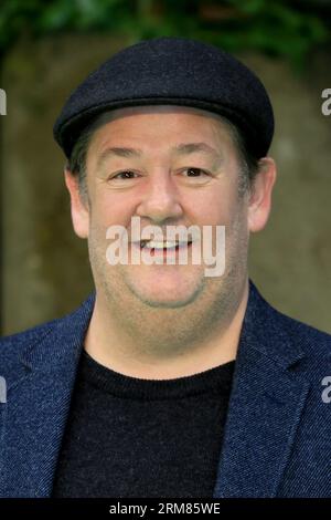 Londres, Royaume-Uni. 14 janvier 2018. Johnny Vegas assiste à la première mondiale de « Early Man » au BFI IMAX à Londres. (Photo Fred Duval/SOPA Images/Sipa USA) crédit : SIPA USA/Alamy Live News Banque D'Images