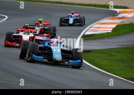 14 DOOHAN Jack (aus), Uni-Virtuosi Racing, Dallara F2, action lors de la 11e manche du Championnat FIA de Formule 2 2023 du 25 au 28 août 2023 sur le circuit de Zandvoort, à Zandvoort, pays-Bas - photo Florent Gooden / DPPI crédit : DPPI Media/Alamy Live News Banque D'Images