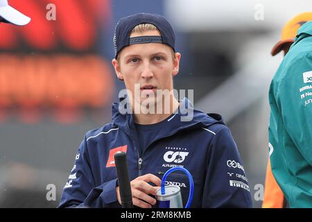 Zandvoort, pays-Bas. 27 août, 2023.Liam Lawson 40 (NZ), Alphatauri pilote défilé sur piste lors de la FORMULE 1 HEINEKEN DUTCH GRAND PRIX 2023 à CM.com circuit Zandvoort, Zandvoort, pays-Bas le 27 août 2023 crédit : Every second Media/Alamy Live News crédit : Every second Media/Alamy Live News Banque D'Images