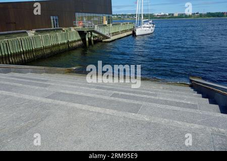 Mise à jour 2023 ; Halifax Waterfront ; halifax ; Nouvelle-Écosse ; Canada Banque D'Images