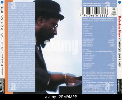 CD : Thelonious Monk - at Newport 1963 & 1965. (SICP 506970), sortie : 17 décembre 2003. Banque D'Images