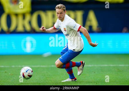 Villarreal, Espagne. 27 août 2023. Lors du match de Liga entre Villarreal CF et le FC Barcelone ont joué au stade la Ceramica le 27 août à Villarreal, Espagne. (Photo de Sergio Ruiz/PRESSINPHOTO) crédit : PRESSINPHOTO SPORTS AGENCY/Alamy Live News Banque D'Images