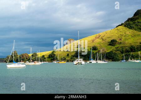 Mont Maunganui, réserve historique de Mauao, baie de Plenty, port de Tauranga, Nouvelle-Zélande Banque D'Images