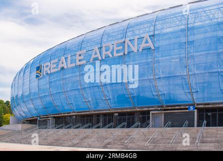 San Sebastian, Espagne - 08 19 2023 : la Real Arena, stade de football de la Real Sociedad, équipe de San Sebastian Banque D'Images