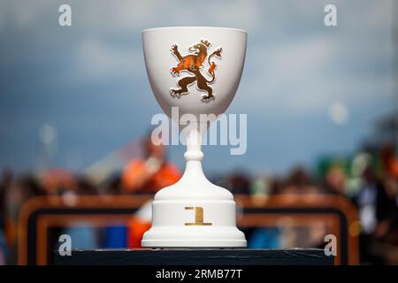 Zandvoort, pays Bas. 27 août 2023. Le trophée lors du Grand Prix de Hollande Heineken de Formule 1 2023, 13e manche du Championnat du monde de Formule 1 2023 du 25 au 28 août 2023 sur le circuit de Zandvoort, à Zandvoort, pays-Bas - photo Florent Gooden/DPPI crédit : DPPI Media/Alamy Live News Banque D'Images