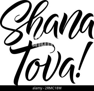 Shana tova lettrage Illustration de Vecteur