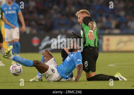 Naples, Italie. 27 août 2023. Pendant la Serie A entre SSC Napoli et US Sassuolo au Diego Armando Maradona Stadium Credit : Independent photo Agency/Alamy Live News Banque D'Images