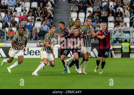 Turin, Italie. 27 août 2023. Turin. Serie A Tim League match valable pour le championnat 2023/2024 Juventus vs Bologne au stade Allianz sur la photo : crédit : Agence photo indépendante / Alamy Live News Banque D'Images