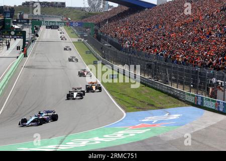 Zandvoort, pays-Bas. 27 août 2023. Zandvoort, pays-Bas, 27. Août 2023 ; Grand Prix de Formule 1 de la FIA des pays-Bas, la course, vue du circuit, formel 1 en Hollande, photo et copyright par Arthur THILL/ATP images (THILL Arthur/ATP/SPP) crédit : SPP Sport Press photo. /Alamy Live News Banque D'Images