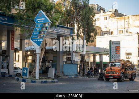 Manaseer JO essence Jopetrol station d'essence à Amman Jordanie Banque D'Images