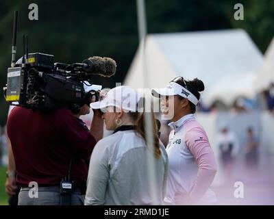 Megan Khang remporte l'Open féminin 2023 au Shaughnessy Golf and Country Club, à Vancouver, en Colombie-Britannique, le 27 août 2023. Banque D'Images