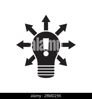 Icône d'idée de restructuration, style simple Illustration de Vecteur