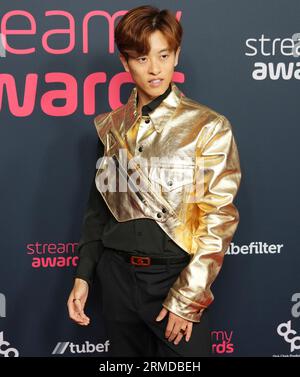 Los Angeles, États-Unis. 27 août 2023. Alan Chow arrive aux Streamy Awards 2023 qui se tiennent au Fairmont Century Plaza à Los Angeles, CA, le dimanche 27 août 2023. (Photo de Sthanlee B. Mirador/Sipa USA) crédit : SIPA USA/Alamy Live News Banque D'Images