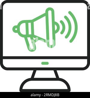 Image d'icône de marketing numérique. Illustration de Vecteur