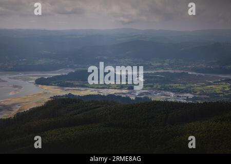 Le charmant village de Carino près d'Ortigueira en Galice, Espagne, Banque D'Images