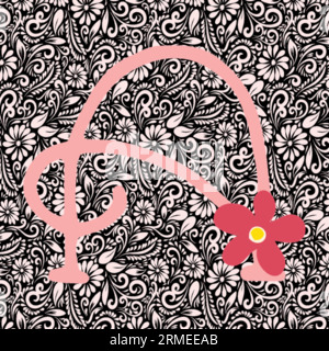 Lettre alphabétique A, Alphabet Letter Design, Alphabet Letter illustration, Latter Art, lettrage illustration, vecteur alphabet, vecteur de police Illustration de Vecteur