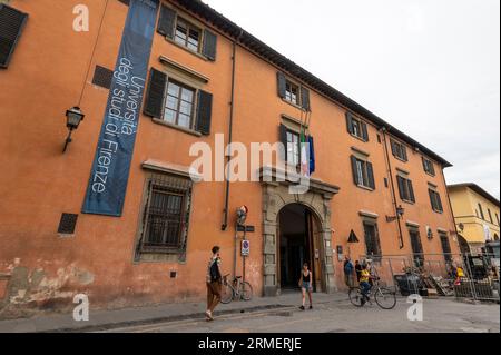 Université de Florence, Piazza di San Marco, Florence, région Toscane, Toscane, Italie, Université de Florence, éducation italienne Banque D'Images