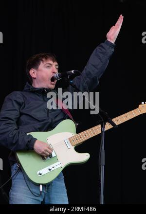 Portsmouth, Royaume-Uni. 27 août 2023. The Enemy joue un set live au Victorious Festival 2023. Cristina Massei/Alamy Live News Banque D'Images