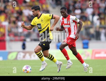 Erfurt, Deutschland. 22 juillet 2023. Firo : 07/22/2023, football, football, 1e championnat, 1e Bundesliga, saison 2023/2024, test match, Rot-Weiss Erfurt - BVB, Borussia Dortmund Emre CAN, BVB Liens crédit : dpa/Alamy Live News Banque D'Images