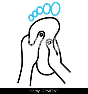 illustration d'icône de vecteur de podiatrie, illustration de vecteur de soin de pied, illustration de vecteur de docteur de pied, illustration de vecteur de podiatre. Illustration de Vecteur