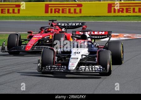 #40 Liam Lawson (NZL, Scuderia AlphaTauri), Grand Prix de F1 des pays-Bas au circuit Zandvoort le 27 août 2023 à Zandvoort, pays-Bas. (Photo de HIGH TWO) Banque D'Images